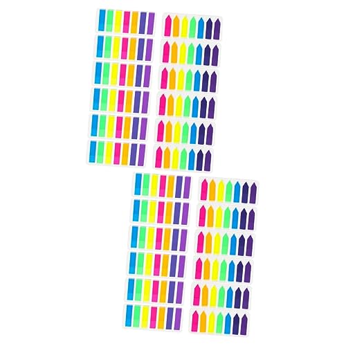 NUOBESTY 24 Sätze Farbige Selbstklebende Index Tabs Pet Haftstreifen für Notizen und Schulbedarf Wiederverwendbare Beschreibbare Markierungen für Einfache Klassifizierung und NUOBESTY 24 Sätze Farbige Selbstklebende Index Tabs Pet Haftstreifen für Notizen und Schulbedarf Wiederverwendbare Beschreibbare Markierungen für Einfache Klassifizierung und von NUOBESTY