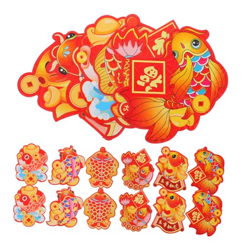 NUOBESTY 24 Stück Rote Umschlagtasche „year of The Snake“. Schlange Party Mond- Umschläge Dekorativ Paket Sehen Geld Festival Dekorationen Frühling China Rote Tasche Papier NUOBESTY 24 Stück Rote Umschlagtasche „year of The Snake“. Schlange Party Mond- Umschläge Dekorativ Paket Sehen Geld Festival Dekorationen Frühling China Rote Tasche Papier von NUOBESTY