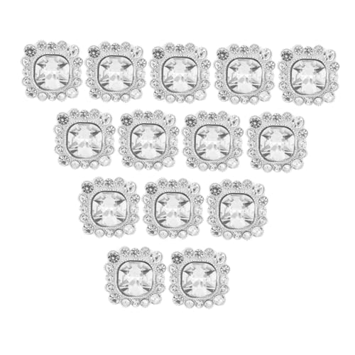 NUOBESTY 24 Stück Teiliges Funkelnder Kristall Rhinestone Buttons mit Nähtaschen Quadratisch für Kleidung DIY Basteln Schmuck Taschen und Dekoration NUOBESTY 24 Stück Teiliges Funkelnder Kristall Rhinestone Buttons mit Nähtaschen Quadratisch für Kleidung DIY Basteln Schmuck Taschen und Dekoration von NUOBESTY