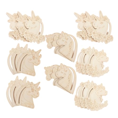 NUOBESTY 24 Stück Teiliges Unbemalter Einhorn Holzscheiben aus Natürlichem Holz für DIY Malerei und Graffiti Langlebige Holzanhänger zum Basteln von Partydekorationen und Individuellen NUOBESTY 24 Stück Teiliges Unbemalter Einhorn Holzscheiben aus Natürlichem Holz für DIY Malerei und Graffiti Langlebige Holzanhänger zum Basteln von Partydekorationen und Individuellen von NUOBESTY