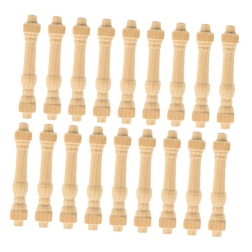 NUOBESTY 24 Teiliges Puppenhauszubehör Geländer Puppenhaus Treppenspindeln Puppenhaus Szenerie Requisiten Miniaturmöbel Für Puppenhaus Treppenzubehör Miniatur Handläufe Birke Beige NUOBESTY 24 Teiliges Puppenhauszubehör Geländer Puppenhaus Treppenspindeln Puppenhaus Szenerie Requisiten Miniaturmöbel Für Puppenhaus Treppenzubehör Miniatur Handläufe Birke Beige von NUOBESTY