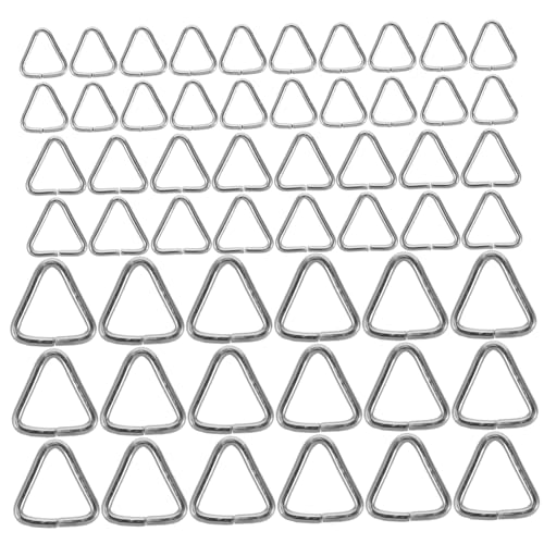 NUOBESTY 240 Stück Edelstahl Dreieckige Schmuckverbinder Dreieckige Verschlussringe für DIY Ohrringe Armbänder Halsketten Kleine Verschlussringe für Sichere Befestigung und Vielseitige NUOBESTY 240 Stück Edelstahl Dreieckige Schmuckverbinder Dreieckige Verschlussringe für DIY Ohrringe Armbänder Halsketten Kleine Verschlussringe für Sichere Befestigung und Vielseitige von NUOBESTY