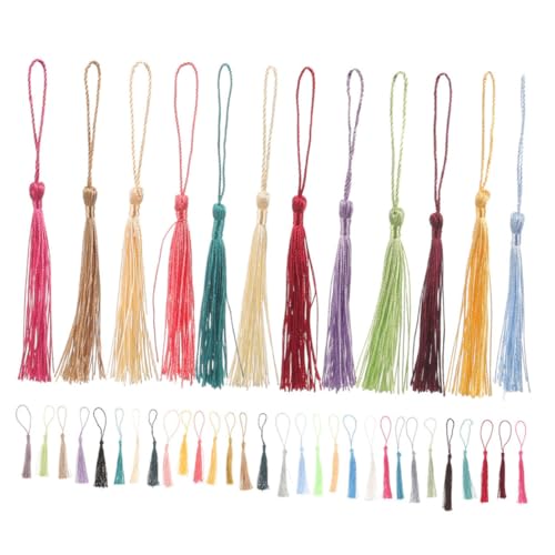 NUOBESTY 240 Stück Mini Quasten Anhänger für Schmuck DIY Handwerk Schlüsselanhänger Lesezeichen Dekoration Kreative Soft Mini Tassels für Kleidung Fans Souvenirs Zufällige Zufällige Farbe NUOBESTY 240 Stück Mini Quasten Anhänger für Schmuck DIY Handwerk Schlüsselanhänger Lesezeichen Dekoration Kreative Soft Mini Tassels für Kleidung Fans Souvenirs Zufällige Zufällige Farbe von NUOBESTY
