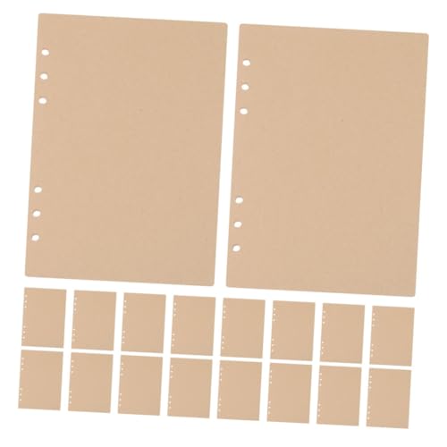 NUOBESTY 240 Stück Nachfüllpapier Blanko Loose Leaf Einlagen für Ringbuch Notizbuch Planer Kraftpapier Nachfüllbare für Schreiben Zeichnen Büro Organizer NUOBESTY 240 Stück Nachfüllpapier Blanko Loose Leaf Einlagen für Ringbuch Notizbuch Planer Kraftpapier Nachfüllbare für Schreiben Zeichnen Büro Organizer von NUOBESTY