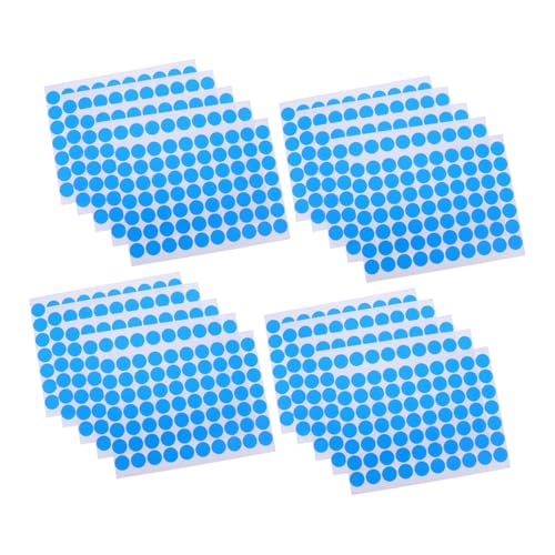 NUOBESTY 25 Blatt Wasserfeste Runde Aufkleber Selbstklebende Blaue Markierungspunkte mit Etiketten Vielseitig Bedruckbar und Beschriftbar für Büro Lebensmittel und Industrie NUOBESTY 25 Blatt Wasserfeste Runde Aufkleber Selbstklebende Blaue Markierungspunkte mit Etiketten Vielseitig Bedruckbar und Beschriftbar für Büro Lebensmittel und Industrie von NUOBESTY