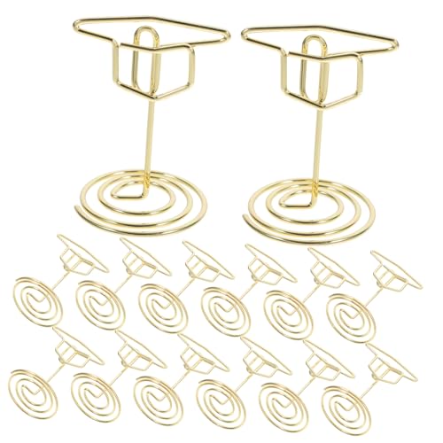 NUOBESTY 25 Stück Goldfarbene Memo und Fotoklammern in Doktorhut Form Vielseitige Tischkartenhalter für Abschlussfeier Kleine und Visitenkartenclips Büro und Party Accessoire NUOBESTY 25 Stück Goldfarbene Memo und Fotoklammern in Doktorhut Form Vielseitige Tischkartenhalter für Abschlussfeier Kleine und Visitenkartenclips Büro und Party Accessoire von NUOBESTY