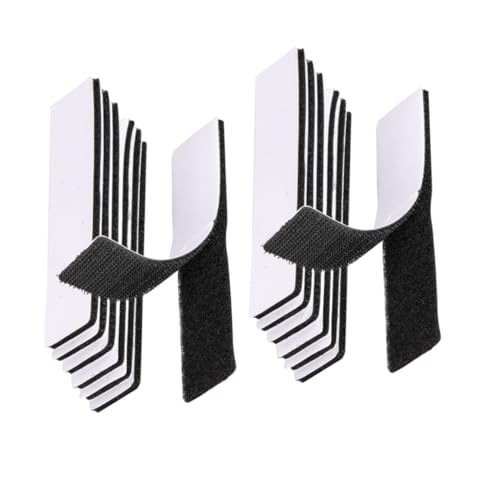 NUOBESTY 25 Stück Stark Selbstklebendes Doppelseitiges Klettband Schwarz für Haushalt Heimdekoration Einfach Zuschneidbar Vielseitig Einsetzbar für Wand Kabel und Befestigung NUOBESTY 25 Stück Stark Selbstklebendes Doppelseitiges Klettband Schwarz für Haushalt Heimdekoration Einfach Zuschneidbar Vielseitig Einsetzbar für Wand Kabel und Befestigung von NUOBESTY
