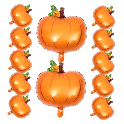 NUOBESTY 25 Stück Teiliges Aufblasbare Kürbis-folienballons aus Aluminium für Herbst Thanksgiving-party Schnelle Inflation Wiederverwendbare Herbstliche Dekoration für Zuhause und NUOBESTY 25 Stück Teiliges Aufblasbare Kürbis-folienballons aus Aluminium für Herbst Thanksgiving-party Schnelle Inflation Wiederverwendbare Herbstliche Dekoration für Zuhause und von NUOBESTY