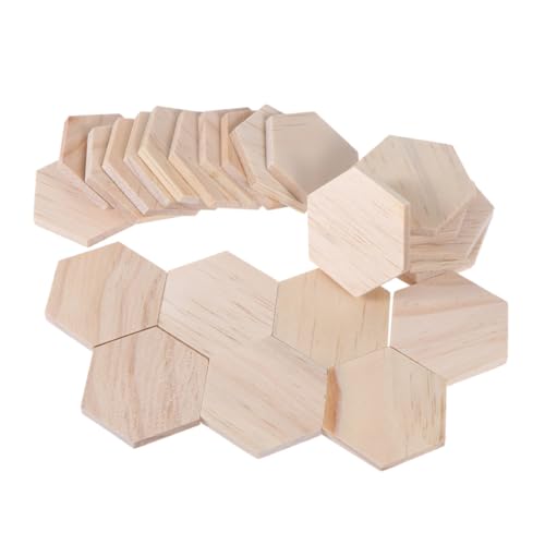 NUOBESTY 25 Stück Teiliges Sechseckiges Naturbelassene Blanko Holzscheiben für DIY Basteln Bemalen Hochzeit Partydekoration mit Loch Glatte Oberfläche Vielseitige Holzstücke NUOBESTY 25 Stück Teiliges Sechseckiges Naturbelassene Blanko Holzscheiben für DIY Basteln Bemalen Hochzeit Partydekoration mit Loch Glatte Oberfläche Vielseitige Holzstücke von NUOBESTY