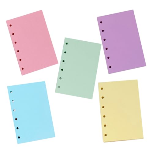 NUOBESTY 250 Seiten Lose Blätter, Gestanztes Papier, Nachfüllungen, Liniert, Für 6-loch-ordner, Organizer, Tagebuch, Schulheft, Nachfüllbarer Planer Für 6-ring-notizbücher NUOBESTY 250 Seiten Lose Blätter, Gestanztes Papier, Nachfüllungen, Liniert, Für 6-loch-ordner, Organizer, Tagebuch, Schulheft, Nachfüllbarer Planer Für 6-ring-notizbücher von NUOBESTY