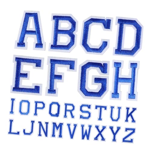 NUOBESTY 26 Stück Teiliges Aufbügelbare Buchstaben Patches in Dunkelblau Gestickte Alphabet Flicken zum Aufbügeln oder Annähen für Kleidung Rucksäcke DIY Dekoration und Reparatur und NUOBESTY 26 Stück Teiliges Aufbügelbare Buchstaben Patches in Dunkelblau Gestickte Alphabet Flicken zum Aufbügeln oder Annähen für Kleidung Rucksäcke DIY Dekoration und Reparatur und von NUOBESTY