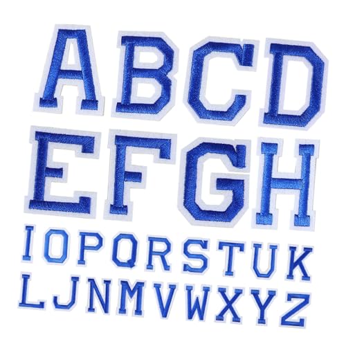 NUOBESTY 26 Stück Teiliges Bügelbild Alphabet Patches für Kleidung Bestickte Buchstaben Aufnäher aus Polyester Strapazierfähige DIY Reparaturflicken für Textilien Rucksack und Hosen NUOBESTY 26 Stück Teiliges Bügelbild Alphabet Patches für Kleidung Bestickte Buchstaben Aufnäher aus Polyester Strapazierfähige DIY Reparaturflicken für Textilien Rucksack und Hosen von NUOBESTY