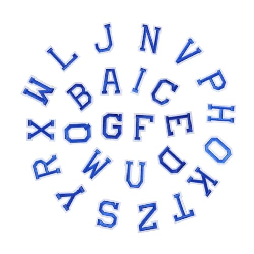 NUOBESTY 26 Stück Teiliges Bügelbuchstaben Dunkelblau Große Iron Letters aus Langlebigem Polyester Aufbügelbare Patches für Kleidung Taschen Hüte DIY Textilreparatur und Dekoration NUOBESTY 26 Stück Teiliges Bügelbuchstaben Dunkelblau Große Iron Letters aus Langlebigem Polyester Aufbügelbare Patches für Kleidung Taschen Hüte DIY Textilreparatur und Dekoration von NUOBESTY