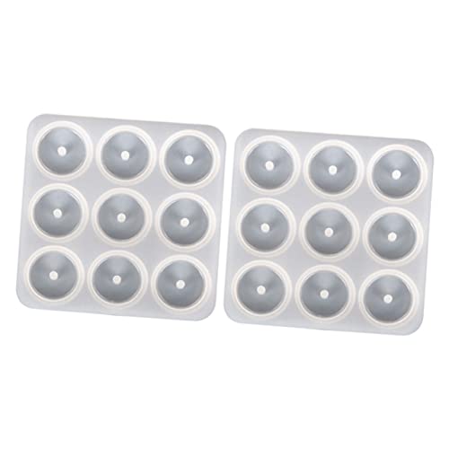 NUOBESTY 2Stücke DIY Silikonform für Schmuckherstellung Runde Jade Anhänger Gießform Flexibles Silikon für Handwerksprojekte für und DIY Hobbyisten NUOBESTY 2Stücke DIY Silikonform für Schmuckherstellung Runde Jade Anhänger Gießform Flexibles Silikon für Handwerksprojekte für und DIY Hobbyisten von NUOBESTY