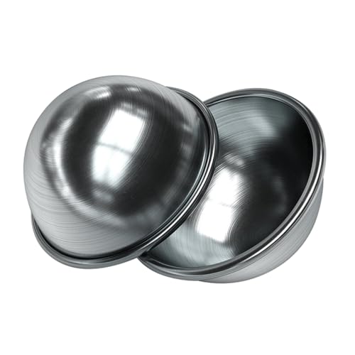 NUOBESTY 2Stücke Metall Badekugel Form für DIY Badekugeln Hochwertige Badekugelformen zum Herstellen von Badebomben Wackelpudding und Mehr Langlebig und Sicher der Anwendung NUOBESTY 2Stücke Metall Badekugel Form für DIY Badekugeln Hochwertige Badekugelformen zum Herstellen von Badebomben Wackelpudding und Mehr Langlebig und Sicher der Anwendung von NUOBESTY