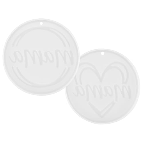 NUOBESTY 2Stücke Mom Wort Silikonform Für DIY Schlüsselanhänger Silikon Gießform Für Handgemachte Schlüsselbund Dekorationen Muttertag Themen Silikonformen NUOBESTY 2Stücke Mom Wort Silikonform Für DIY Schlüsselanhänger Silikon Gießform Für Handgemachte Schlüsselbund Dekorationen Muttertag Themen Silikonformen von NUOBESTY