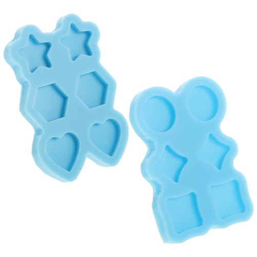 NUOBESTY 2Stücke Silikon Formen für Epoxidharz Herz und Designs für DIY Schmuckherstellung Anfängerfreundlich Kompakt und Benutzerfreundlich Lösung NUOBESTY 2Stücke Silikon Formen für Epoxidharz Herz und Designs für DIY Schmuckherstellung Anfängerfreundlich Kompakt und Benutzerfreundlich Lösung von NUOBESTY