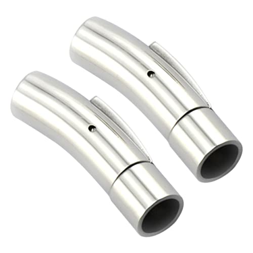 NUOBESTY 2er Set Endkappen Aus Edelstahl Für 6mm Lederbänder Schmuckherstellung NUOBESTY 2er Set Endkappen Aus Edelstahl Für 6mm Lederbänder Schmuckherstellung von NUOBESTY