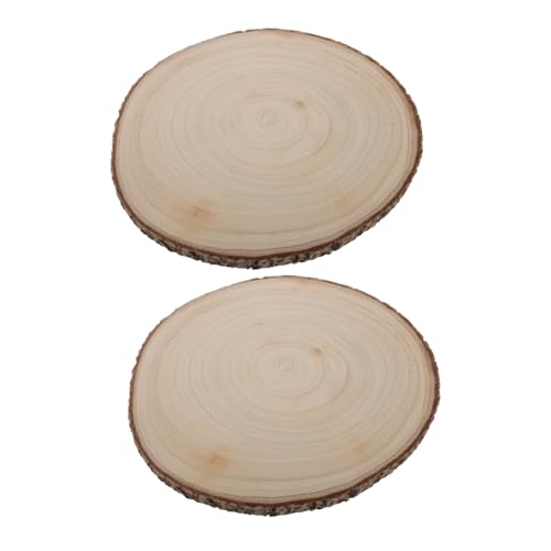NUOBESTY 2pcs Unvollendete Holzscheiben Malerei Naturholzringe Basteln Rustikale Baumscheiben Mit Rinde Für DIY -kunsttisch Malerei Hochzeitsfeier Holzornamente NUOBESTY 2pcs Unvollendete Holzscheiben Malerei Naturholzringe Basteln Rustikale Baumscheiben Mit Rinde Für DIY -kunsttisch Malerei Hochzeitsfeier Holzornamente von NUOBESTY