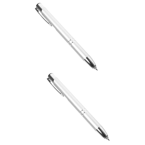 NUOBESTY 2st Beleuchteter Kugelschreiber Stifte Mit Stylus-spitzen Stift Mit Beleuchteter Spitze Kugelschreiber Mit Led-licht Led-metallstifte Touchscreen-stift Tinte Tragbar NUOBESTY 2st Beleuchteter Kugelschreiber Stifte Mit Stylus-spitzen Stift Mit Beleuchteter Spitze Kugelschreiber Mit Led-licht Led-metallstifte Touchscreen-stift Tinte Tragbar von NUOBESTY
