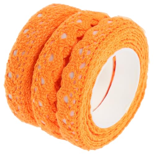 NUOBESTY 3 Rollen Elegante Spitzenbänder Für Scrapbooking Basteln Urlaubsdekorationen Wiederverwendbare Klebebänder NUOBESTY 3 Rollen Elegante Spitzenbänder Für Scrapbooking Basteln Urlaubsdekorationen Wiederverwendbare Klebebänder von NUOBESTY