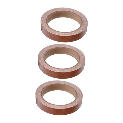 NUOBESTY 3 Rollen Holzmaserung Band Selbstklebendes Möbel Kantenband für Möbelreparatur Diy Projekte mit Realistischem Holzdesign und Starkem Kleber NUOBESTY 3 Rollen Holzmaserung Band Selbstklebendes Möbel Kantenband für Möbelreparatur Diy Projekte mit Realistischem Holzdesign und Starkem Kleber von NUOBESTY