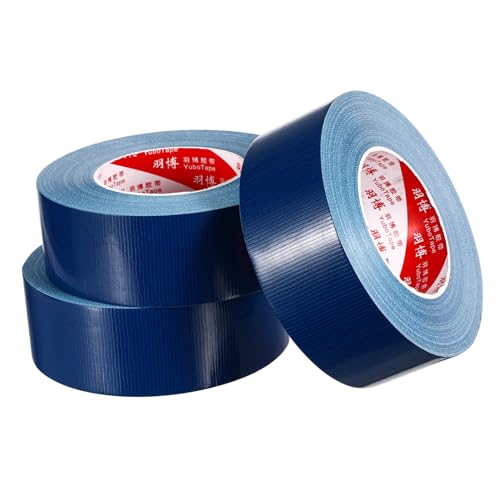 NUOBESTY 3 Rollen Klebeband Isolierbandmasse Hochleistungsband Breites Band Blue NUOBESTY 3 Rollen Klebeband Isolierbandmasse Hochleistungsband Breites Band Blue von NUOBESTY