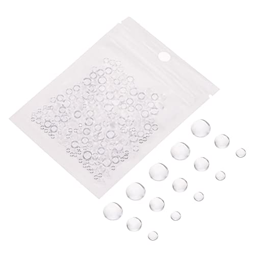 NUOBESTY 3 Sätze Diy Wassertröpfchen Patches Resin Sticker Für Handyhüllen Karten Scrapbooking Leicht Tragbar Kreativ Für Handwerk Und Dekoration 350 Stück * 3 von NUOBESTY