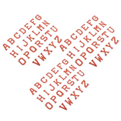 NUOBESTY 3 Sätze Filzbuchstaben A-z Orange Dicke Lernhilfe Alphabet Patches Zum Aufbügeln Für Jacken Hemden Taschen Rucksäcke Jeans NUOBESTY 3 Sätze Filzbuchstaben A-z Orange Dicke Lernhilfe Alphabet Patches Zum Aufbügeln Für Jacken Hemden Taschen Rucksäcke Jeans von NUOBESTY