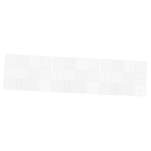 NUOBESTY 3 Sätze Geometrische Malvorlagen Teiliges Wiederverwendbare Schablonen Für Diy Wanddekoration Acrylmalerei Und Möbelgestaltung Für Erwachsene 12 Stück * 3 von NUOBESTY