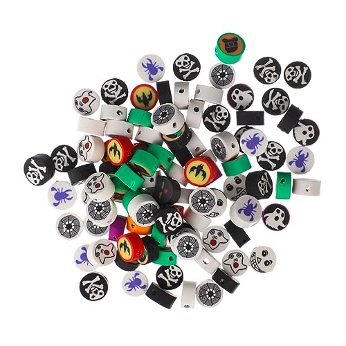 NUOBESTY 3 Sätze Halloween Themen Polymer Clay Perlen Für Diy Schmuckherstellung Lose Bastelperlen Kreative Bastelaccessoires Für Armbänder Und Schlüsselanhänger 100 Stück * 3 NUOBESTY 3 Sätze Halloween Themen Polymer Clay Perlen Für Diy Schmuckherstellung Lose Bastelperlen Kreative Bastelaccessoires Für Armbänder Und Schlüsselanhänger 100 Stück * 3 von NUOBESTY