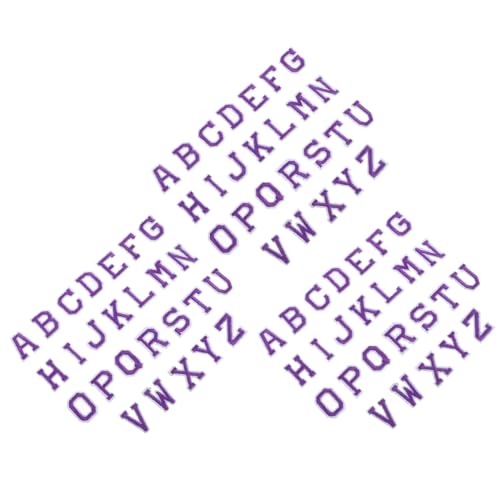 NUOBESTY 3 Sätze Kleine Filzbuchstaben Aufnäher Lila Buchstaben A-z zum Aufbügeln für Kleidung Jacken Rucksäcke Jeans Dekorative Reparatur Patches Weich Langlebig Reisetauglich Sicher NUOBESTY 3 Sätze Kleine Filzbuchstaben Aufnäher Lila Buchstaben A-z zum Aufbügeln für Kleidung Jacken Rucksäcke Jeans Dekorative Reparatur Patches Weich Langlebig Reisetauglich Sicher von NUOBESTY