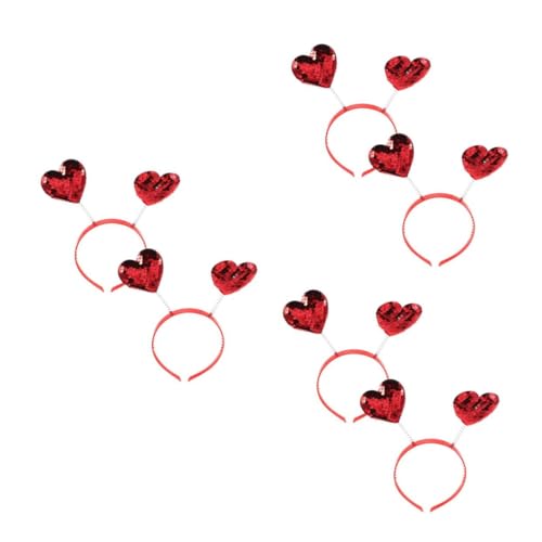 NUOBESTY 3 Sätze Liebe Stirnband Valentinstag Valentinstag Dekoration Herz Dekoration Herz Kopfschmuck Valentinstag Zubehör Liebe Herz Kopfbedeckungen Metall Rot 2 Stück * 3 NUOBESTY 3 Sätze Liebe Stirnband Valentinstag Valentinstag Dekoration Herz Dekoration Herz Kopfschmuck Valentinstag Zubehör Liebe Herz Kopfbedeckungen Metall Rot 2 Stück * 3 von NUOBESTY