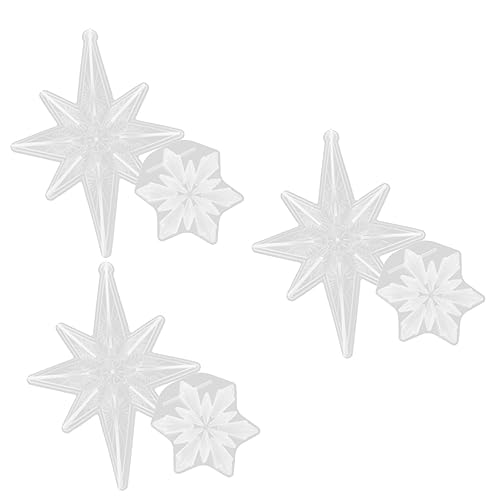 NUOBESTY 3 Sätze Silikon Snowflake Gießform Für Diy Weihnachtsdekoration Flexibles Silikon Leicht Zu Entformen Für Anfänger Langlebig Und Einfach Zu Lagern 2 Stücke * 3 NUOBESTY 3 Sätze Silikon Snowflake Gießform Für Diy Weihnachtsdekoration Flexibles Silikon Leicht Zu Entformen Für Anfänger Langlebig Und Einfach Zu Lagern 2 Stücke * 3 von NUOBESTY