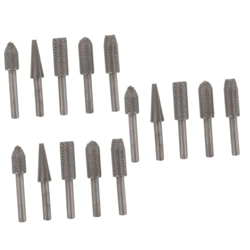 NUOBESTY 3 Sätze Teiliges Rotierende Stahlfeilen Für Holzgravur Multifunktionale Fräswerkzeuge Für Diy Holzarbeiten Für Anfänger Und Profis Kompatibel Mit Meisten 5 Stücke * 3 NUOBESTY 3 Sätze Teiliges Rotierende Stahlfeilen Für Holzgravur Multifunktionale Fräswerkzeuge Für Diy Holzarbeiten Für Anfänger Und Profis Kompatibel Mit Meisten 5 Stücke * 3 von NUOBESTY