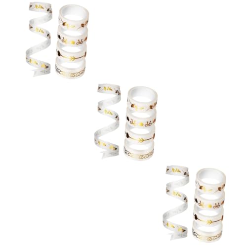 NUOBESTY 3 Sätze Washi Tape Mit Bronzing Design Dekoratives Klebeband Für Diy Bastelprojekte Scrapbooking Journaling Und Geschenkverpackungen Stark Haftend Und Rückstandsfrei 5 Rollen * 3 NUOBESTY 3 Sätze Washi Tape Mit Bronzing Design Dekoratives Klebeband Für Diy Bastelprojekte Scrapbooking Journaling Und Geschenkverpackungen Stark Haftend Und Rückstandsfrei 5 Rollen * 3 von NUOBESTY