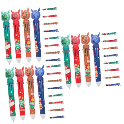 NUOBESTY 3 Sätze Weihnachtskugelschreiber Mit Santa Schneemann Und Motiven Kugelschreiber Für Büro Und Schule Bunte Xmas Praktische Schreibstifte Für Studenten 12 Stück * 3 NUOBESTY 3 Sätze Weihnachtskugelschreiber Mit Santa Schneemann Und Motiven Kugelschreiber Für Büro Und Schule Bunte Xmas Praktische Schreibstifte Für Studenten 12 Stück * 3 von NUOBESTY