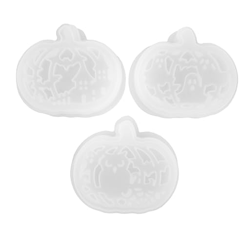 NUOBESTY 3 Sets Kürbis-Silikonform für Epoxidharz, Halloween-Teelichthalter, Form zum Basteln, DIY-Gussform, Kürbis-Form, Harz-Bastelbedarf NUOBESTY 3 Sets Kürbis-Silikonform für Epoxidharz, Halloween-Teelichthalter, Form zum Basteln, DIY-Gussform, Kürbis-Form, Harz-Bastelbedarf von NUOBESTY