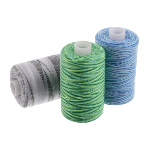 NUOBESTY 3 Stück Buntes Ledernähgarn Overlockgarn Garn Zum Basteln Stickgarn Kordelnähen Buchbindergarn Gewachstes Garn Nähgarnkegel Nähset Aus Polyester NUOBESTY 3 Stück Buntes Ledernähgarn Overlockgarn Garn Zum Basteln Stickgarn Kordelnähen Buchbindergarn Gewachstes Garn Nähgarnkegel Nähset Aus Polyester von NUOBESTY