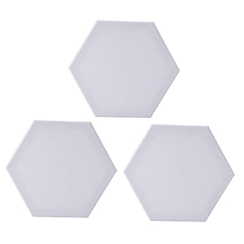 NUOBESTY 3 Stück Hexagon Baumwolle Zeichenbrett Verdicktes Kunstmalerei Board Künstlerleinwand für Öl und Acrylfarben Selbstgemacht Kunstpaneele Transportabel und NUOBESTY 3 Stück Hexagon Baumwolle Zeichenbrett Verdicktes Kunstmalerei Board Künstlerleinwand für Öl und Acrylfarben Selbstgemacht Kunstpaneele Transportabel und von NUOBESTY