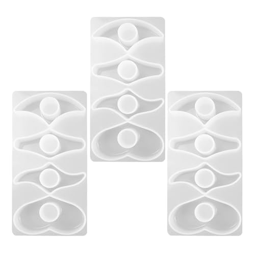 NUOBESTY 3 Stück Lesezeichen-Silikonformen, flexible Harzguss-Lesezeichenformen für DIY-Epoxidharz-Lesezeichen, Bastelbedarf NUOBESTY 3 Stück Lesezeichen-Silikonformen, flexible Harzguss-Lesezeichenformen für DIY-Epoxidharz-Lesezeichen, Bastelbedarf von NUOBESTY