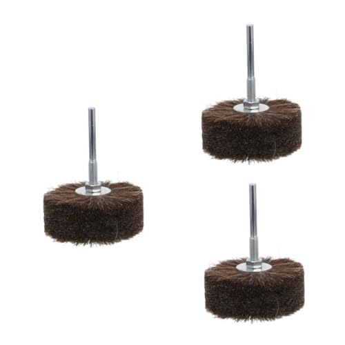 NUOBESTY 3 Stück Mahagoni geschnitzte Blumenkopf wolle Polierscheibe für Bohrer Radbürste aus Pferdehaar Rotationswerkzeugzubehör NUOBESTY 3 Stück Mahagoni geschnitzte Blumenkopf wolle Polierscheibe für Bohrer Radbürste aus Pferdehaar Rotationswerkzeugzubehör von NUOBESTY