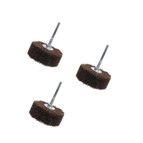 NUOBESTY 3 Stück Mahagoni geschnitzte Blumenkopf wolle Puffing Radbürste aus Pferdehaar Polierscheibe für Bohrer Rotationswerkzeugzubehör NUOBESTY 3 Stück Mahagoni geschnitzte Blumenkopf wolle Puffing Radbürste aus Pferdehaar Polierscheibe für Bohrer Rotationswerkzeugzubehör von NUOBESTY