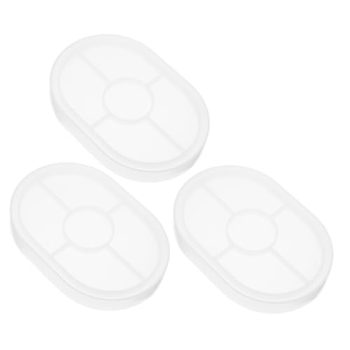 NUOBESTY 3 Stück Ovale Diy Untersetzer Gießformen für Trinket Tabletts Wiederverwendbare Bastelbedarf für Kreative Projekte NUOBESTY 3 Stück Ovale Diy Untersetzer Gießformen für Trinket Tabletts Wiederverwendbare Bastelbedarf für Kreative Projekte von NUOBESTY