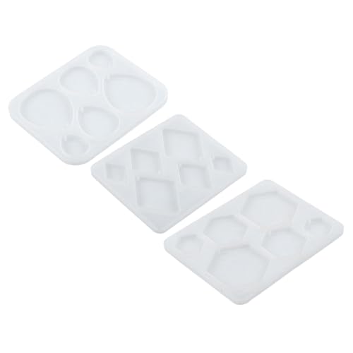 NUOBESTY 3 Stück Schmuckkleber tropfende Form Silikonformen für Epoxidharz Formen zur Herstellung von Ohrringen Geometrische Ohrringform Sechseck-Harzform Ohrringformen Kieselgel Weiß NUOBESTY 3 Stück Schmuckkleber tropfende Form Silikonformen für Epoxidharz Formen zur Herstellung von Ohrringen Geometrische Ohrringform Sechseck-Harzform Ohrringformen Kieselgel Weiß von NUOBESTY