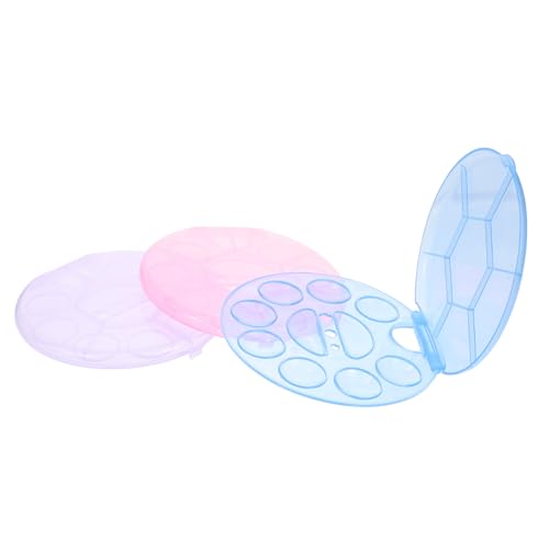 NUOBESTY 3 Stück Teiliges Kunststoff Mischen Runde Ecken Glatte Oberfläche Vielseitige Aquarell Pigmenttrays Blau und Lila für Künstler Schüler und Hobbyanwender NUOBESTY 3 Stück Teiliges Kunststoff Mischen Runde Ecken Glatte Oberfläche Vielseitige Aquarell Pigmenttrays Blau und Lila für Künstler Schüler und Hobbyanwender von NUOBESTY