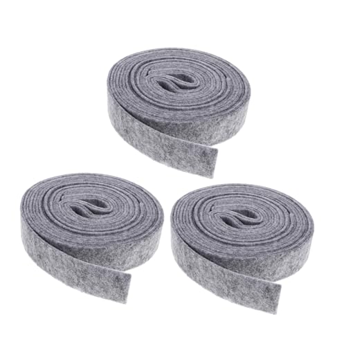 NUOBESTY 3 Stück Wollfilz Gurtband Stoffbesatz Bänder Zum Basteln Filz Für Filz Verpackungsband Bastelfilz Stoff Patchworkband Filzband Für Blumen Nähbesatz Grau NUOBESTY 3 Stück Wollfilz Gurtband Stoffbesatz Bänder Zum Basteln Filz Für Filz Verpackungsband Bastelfilz Stoff Patchworkband Filzband Für Blumen Nähbesatz Grau von NUOBESTY