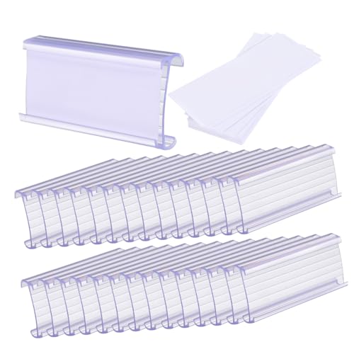 NUOBESTY 30 Sets Regaletikettenhalter Für Einzelhandelsregale Drahtregal Etikettenhalter Drahtregal Zubehör Etikettenhalter Für Regale Drahtregal Etiketten Etikettenanhänger Pvc NUOBESTY 30 Sets Regaletikettenhalter Für Einzelhandelsregale Drahtregal Etikettenhalter Drahtregal Zubehör Etikettenhalter Für Regale Drahtregal Etiketten Etikettenanhänger Pvc von NUOBESTY