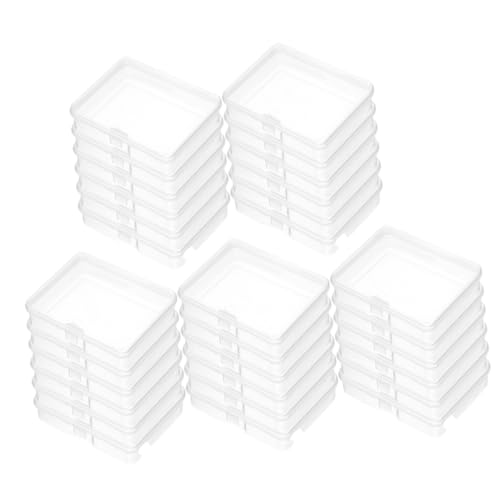 NUOBESTY 30 Stck Teiliges Klare Kunststoff Aufbewahrungsboxen mit Scharnierdeckel Kleine Transparente Plastikbehälter für Perlen Schmuck und Bastelmaterialien Leicht Tragbar und Stapelbar NUOBESTY 30 Stck Teiliges Klare Kunststoff Aufbewahrungsboxen mit Scharnierdeckel Kleine Transparente Plastikbehälter für Perlen Schmuck und Bastelmaterialien Leicht Tragbar und Stapelbar von NUOBESTY