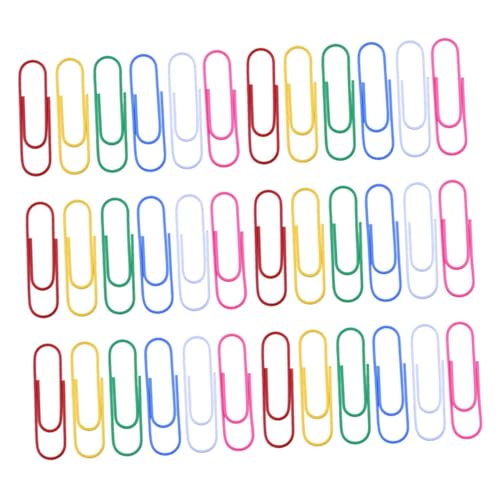 NUOBESTY 30 Stück Bunte Büroklammern mit Kunststoffbeschichtung Robuste Metallklammern für Schule und Büro Vielseitige Dokumentenhalter Farbenfrohe Papierclips zur Einfachen Organisation NUOBESTY 30 Stück Bunte Büroklammern mit Kunststoffbeschichtung Robuste Metallklammern für Schule und Büro Vielseitige Dokumentenhalter Farbenfrohe Papierclips zur Einfachen Organisation von NUOBESTY
